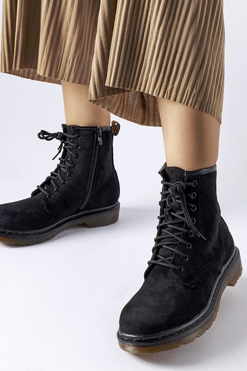 Scarpe da lavoro nere in suede sintetico Alfredo