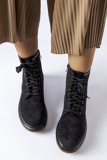 Scarpe da lavoro nere in suede sintetico Alfredo 2