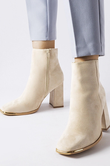 Stivaletti beige Cheney con...