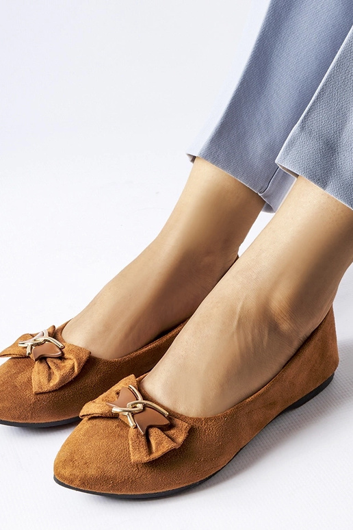 Ballerine Jetté marroni a punta