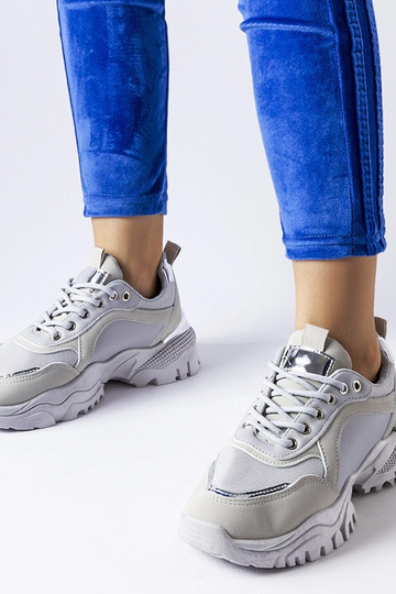 Sneakers Lodgeville grigie con accenti argentati