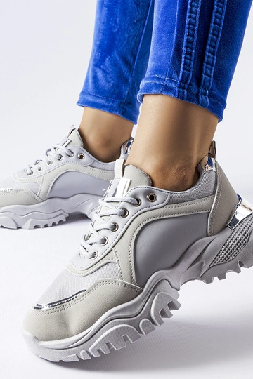 Sneakers Lodgeville grigie con accenti argentati 2