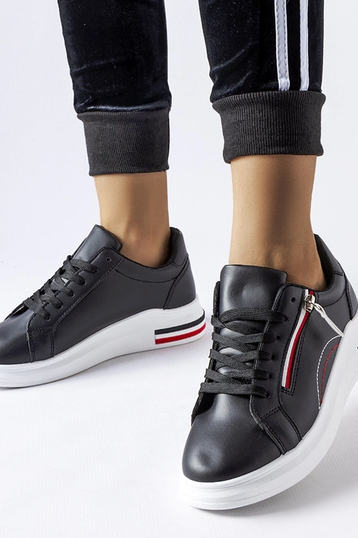 Sneakers nere con suola bianca Anaunia