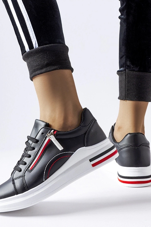 Sneakers nere con suola bianca Anaunia