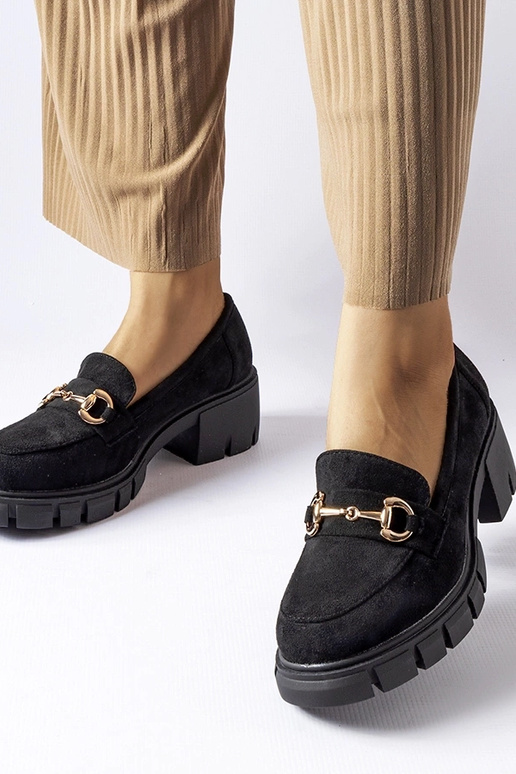 Scarpe nere con tacco alto Irmina