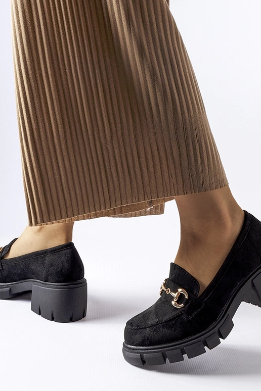 Scarpe nere con tacco alto Irmina