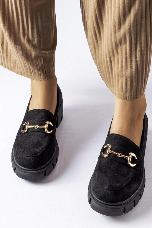 Scarpe nere con tacco alto Irmina