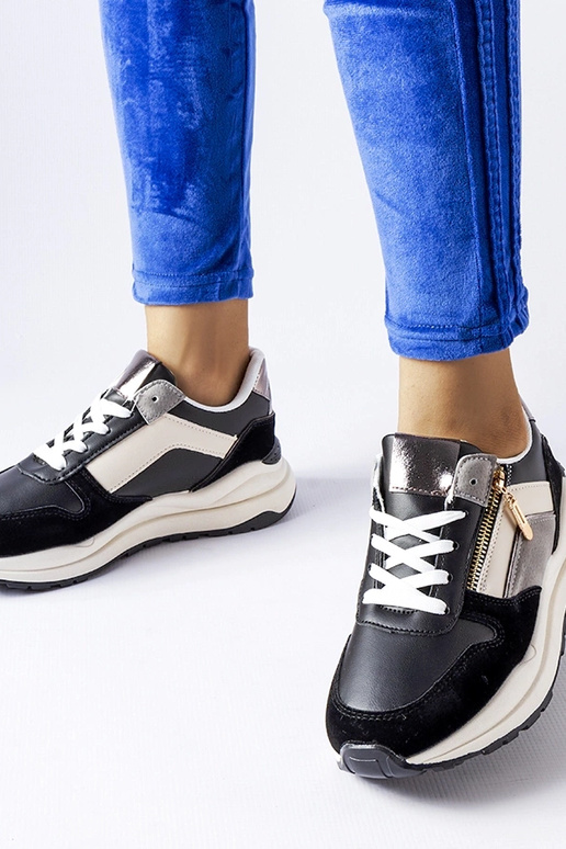 Sneakers Cecchi nere e bianche