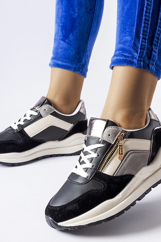 Sneakers Cecchi nere e bianche