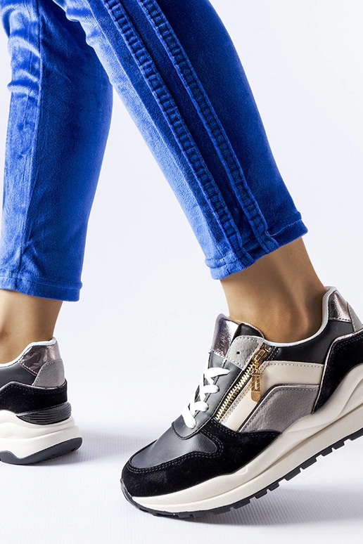 Sneakers Cecchi nere e bianche