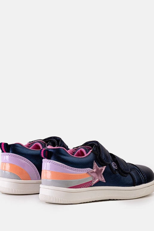 Sneakers per bambini con velcro blu Dahl