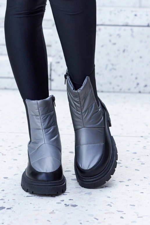 Stivali da neve isolati grigi Galvani