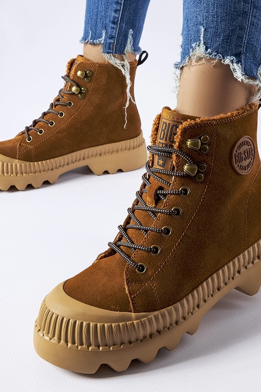 Borsa in pelle marrone BIG STAR KK274520