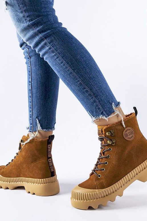 Borsa in pelle marrone BIG STAR KK274520