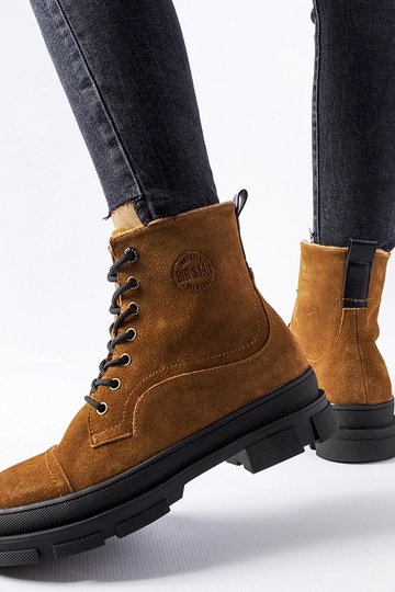 Scarpe da lavoro in pelle marroni, "BIG STAR KK274524" 2
