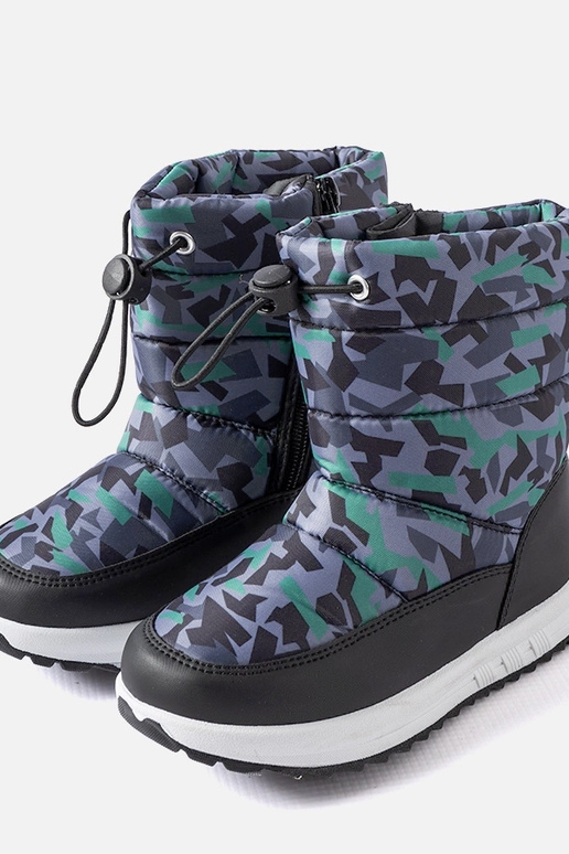 Stivali invernali neri e grigi, "Big...