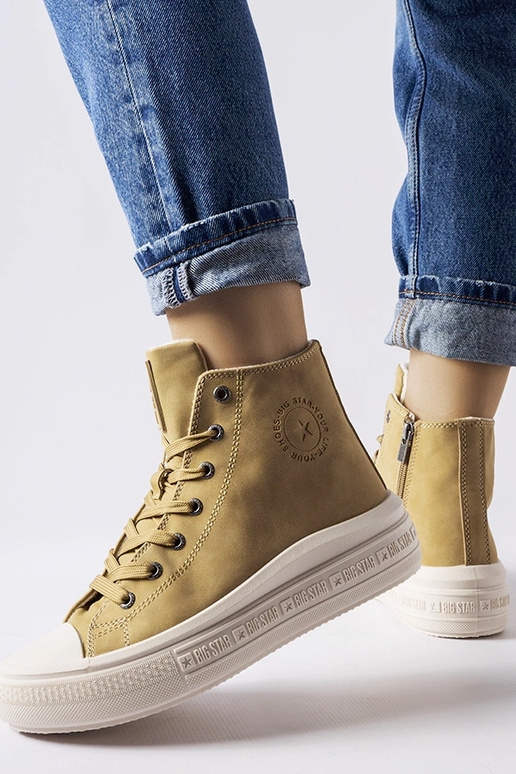 Sneakers calde beige scuro Big Star...