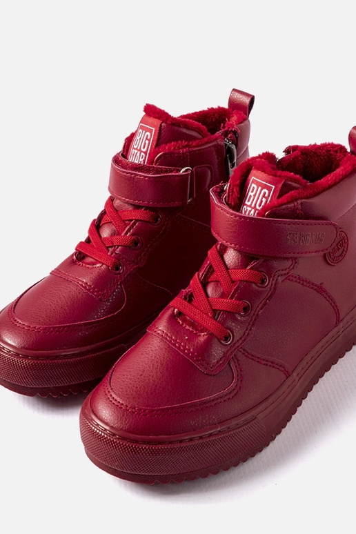 Stivaletti invernali rossi, "Big Star...