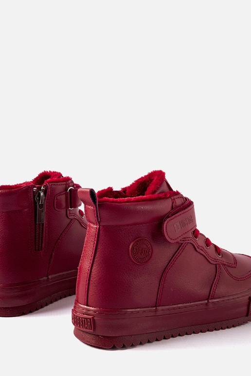 Stivaletti invernali rossi, "Big Star...