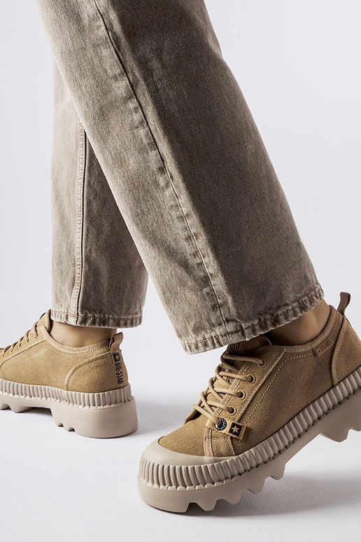 Sneakers in pelle beige Big Star...