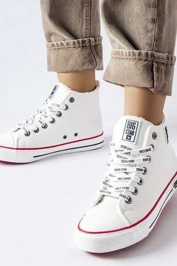 Sneakers Big Star KK274597 bianche isolate