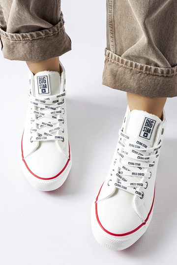 Sneakers Big Star KK274597 bianche isolate 2