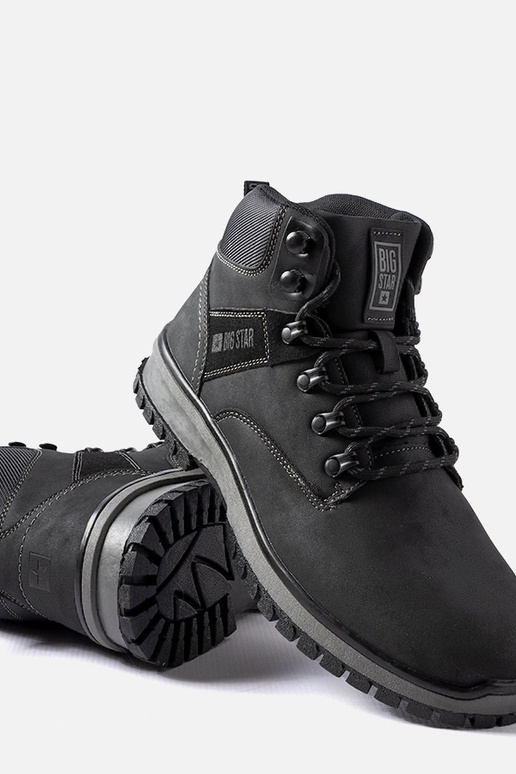 Stivali Big Star da uomo neri MM174019 Stivali Big Star da uomo neri MM174019