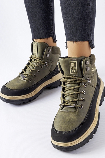 Scarpe verdi per ragazzi Big Star KK274220
