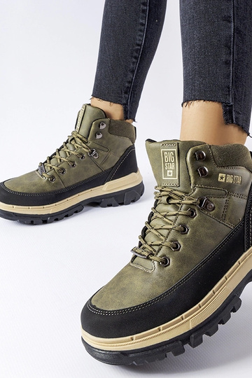Scarpe verdi per ragazzi Big Star KK274220 2