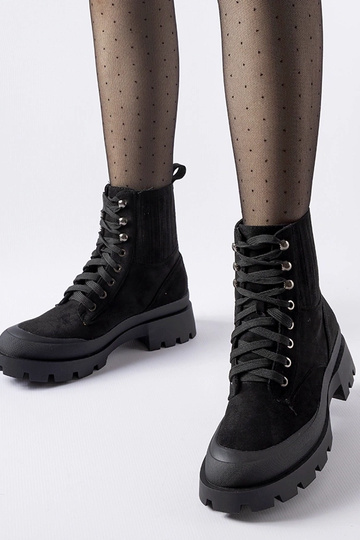 Stivali neri Orson in suede...