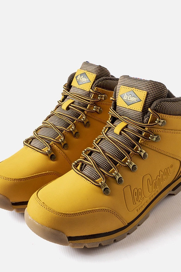 Scarpe in pelle gialla Lee Cooper LCJ-21-01-0706M 2