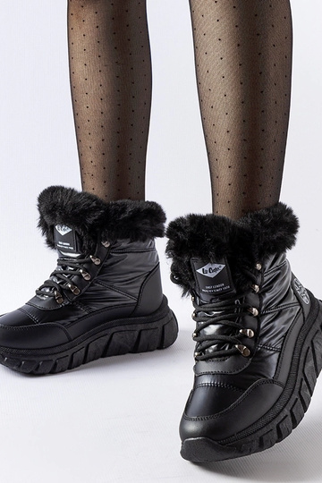 Stivali invernali neri,...