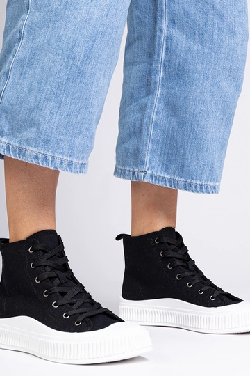 Ballerine nere alte con...