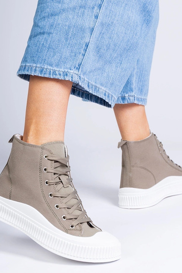 Ballerine verdi alte con...