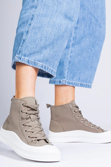 Ballerine verdi alte con... 2