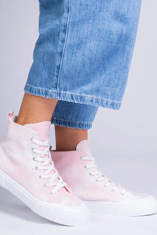 Ballerine rosa sopra la caviglia,...