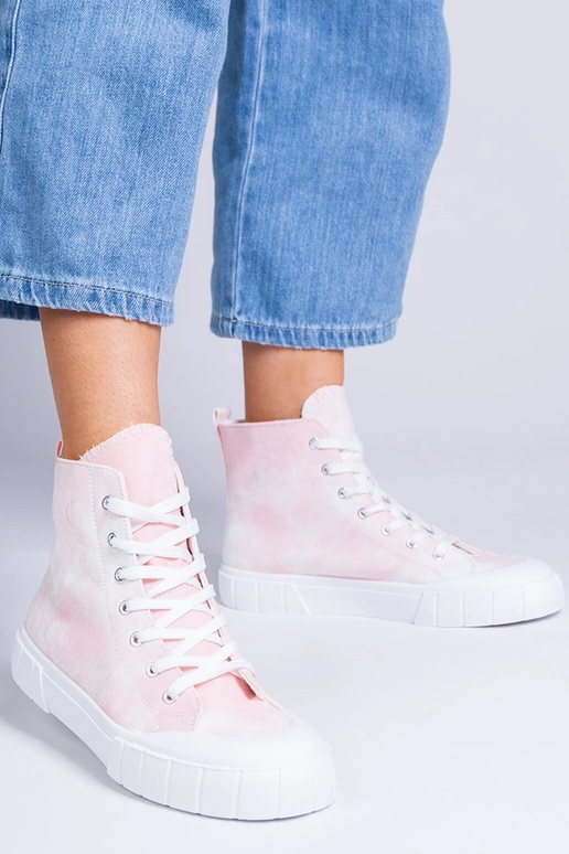 Ballerine rosa sopra la caviglia,...