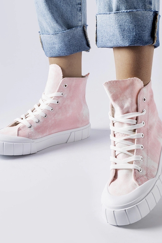 Ballerine rosa sopra la caviglia,...