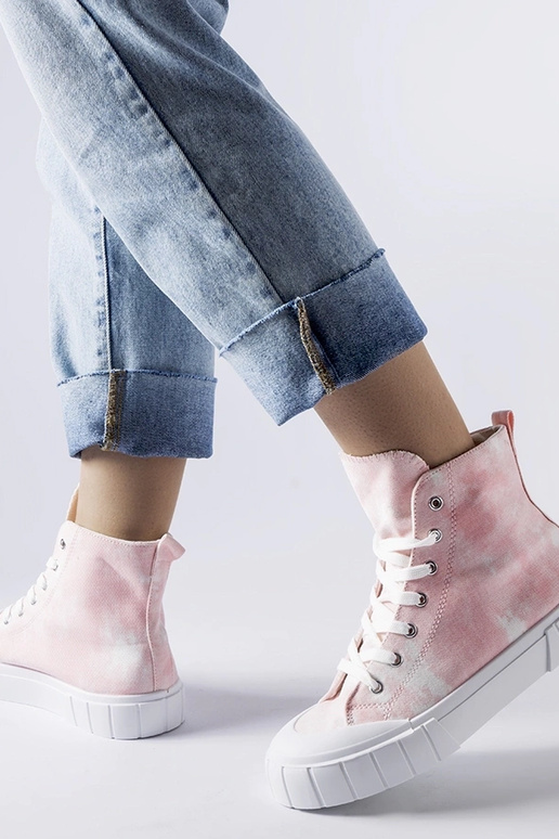 Ballerine rosa sopra la caviglia,...