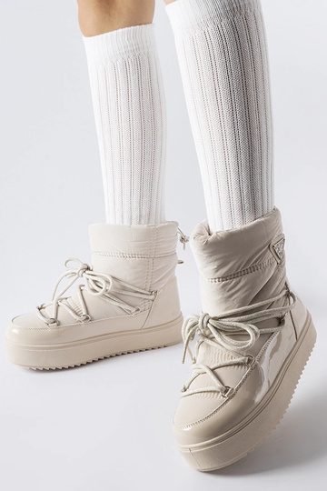 Stivali da neve beige... 2