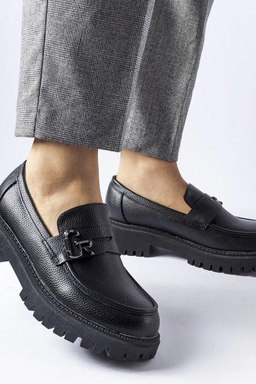 Mocassini classici neri con...