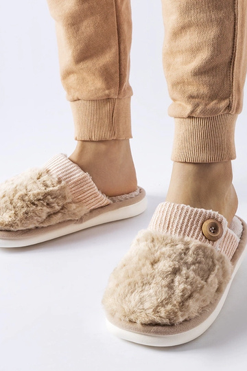 Pantofole isolanti beige Lakeland