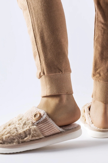 Pantofole isolanti beige Lakeland 2