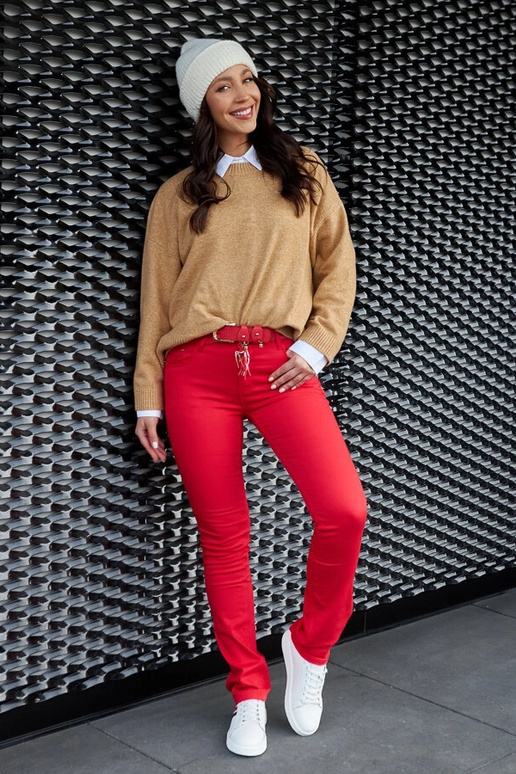 Sneakers Camilla in pelle bianca con...