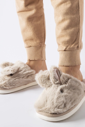 Pantofole beige calde con...