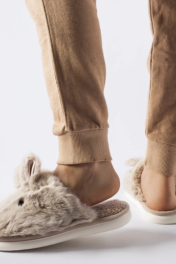 Pantofole beige calde con... 2