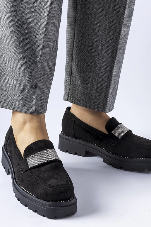 Scarpe con zirconio Nicholls in suede...