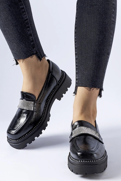 Mocassini Fecteau in pelle verniciata...