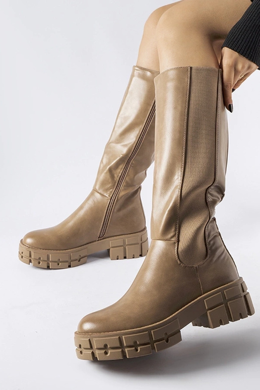 Stivali bassi isolati marroni Ceredano Stivali bassi isolati marroni Ceredano