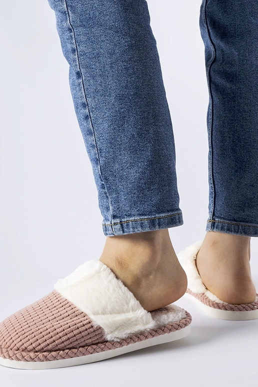 Pantofole calde rosa Frappier